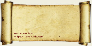 Jelisavka Trumić vizit kartica